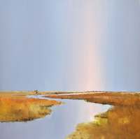 Jan Groenhart - Polder met lichtval