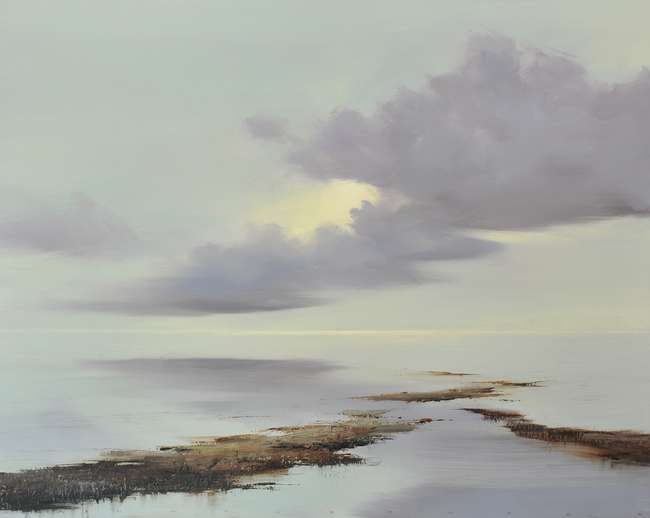 Jan Groenhart - Wolken op het wad