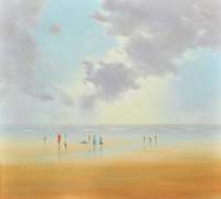Jan Groenhart - Zomer aan het strand 