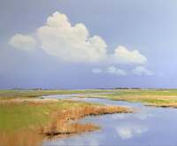 Jan Groenhart - Vredig landschap 