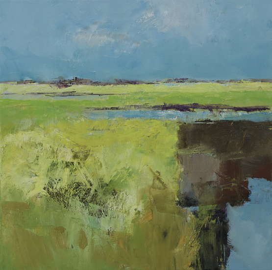 Jan Groenhart - Abstracte polder 