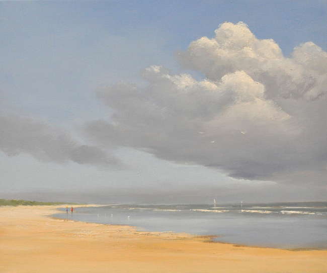 Jan Groenhart - Licht op het strand 